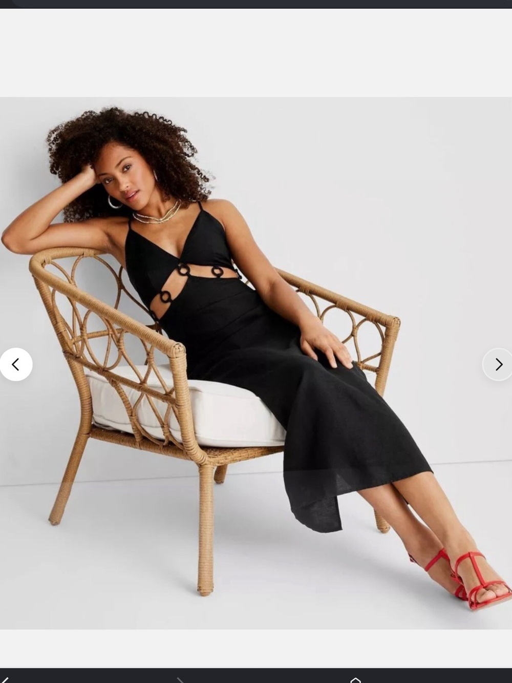 Sleeveless Ring Detail Maxi Dress - Future Collective with Jenee Naylor